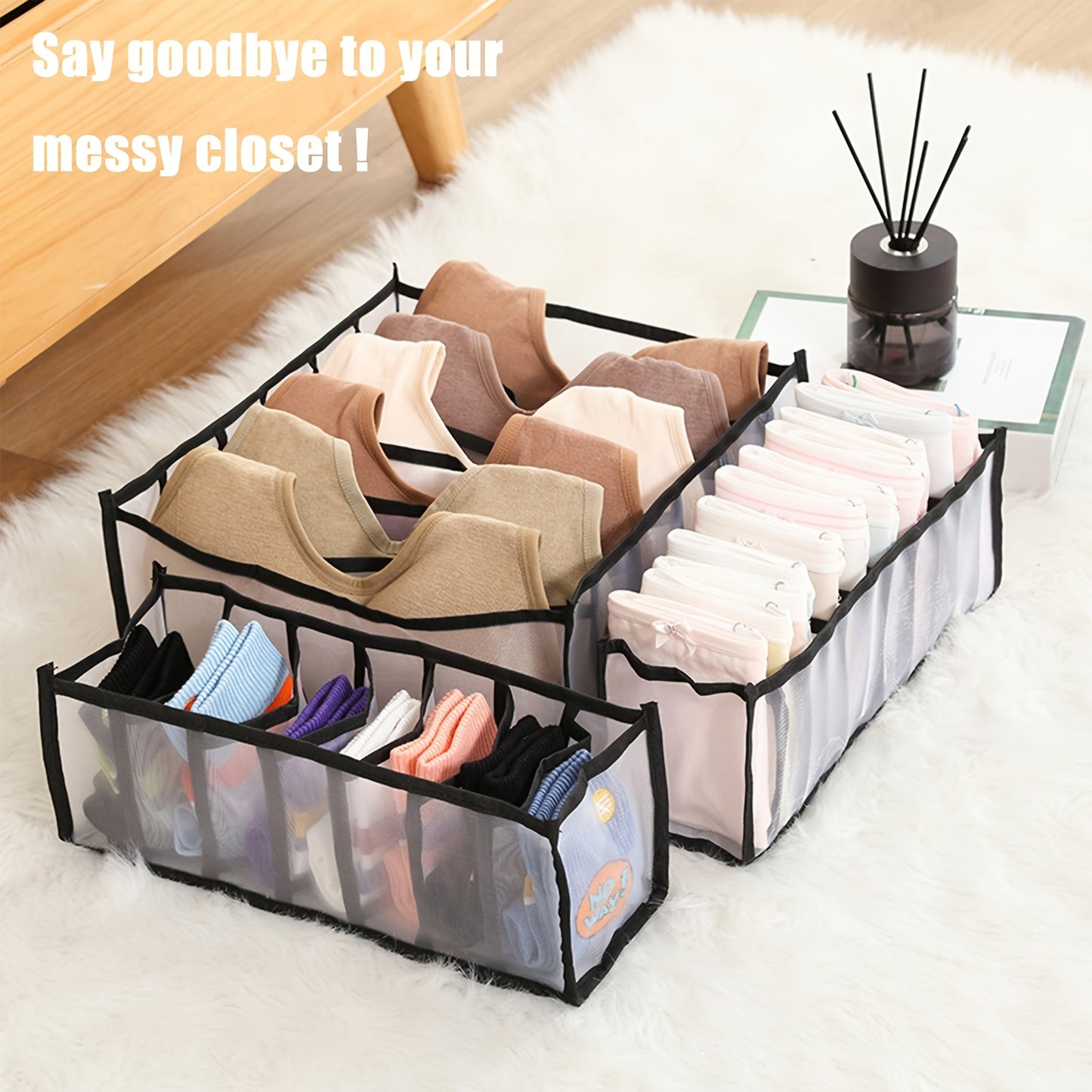 Foldable Nylon Bra Organizer