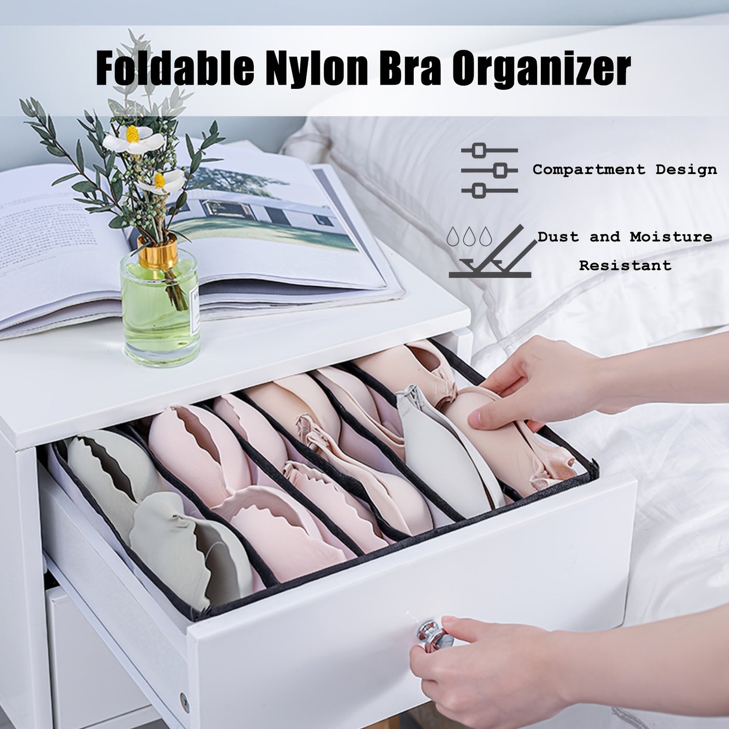 Foldable Nylon Bra Organizer