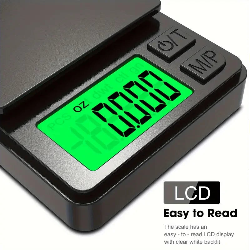 Precision Pocket Scale 1000g /0.1g Mini Scale for Travel