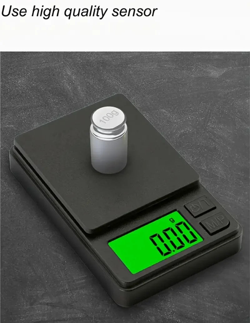 Precision Pocket Scale 1000g /0.1g Mini Scale for Travel