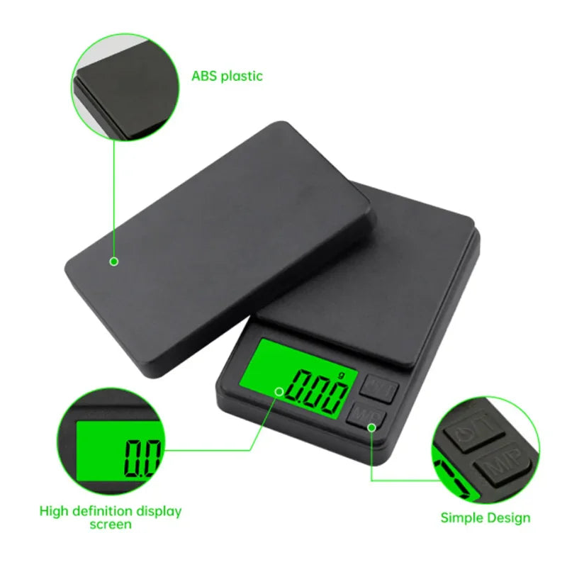 Precision Pocket Scale 1000g /0.1g Mini Scale for Travel
