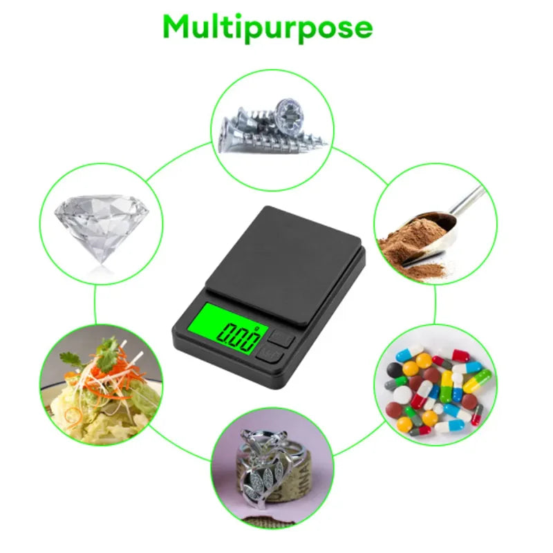 Precision Pocket Scale 1000g /0.1g Mini Scale for Travel