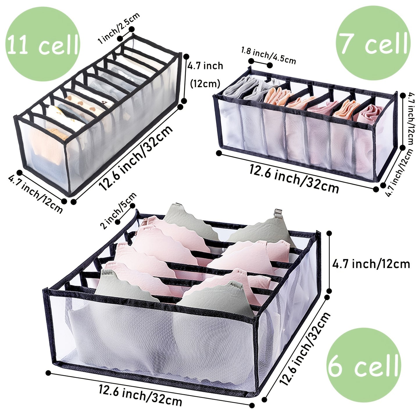Foldable Nylon Bra Organizer