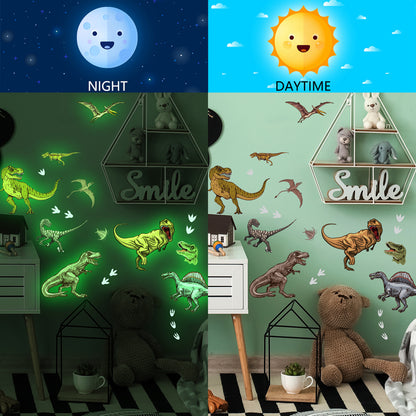 Glow In The Dark, Dinosaur Wall Stickers
