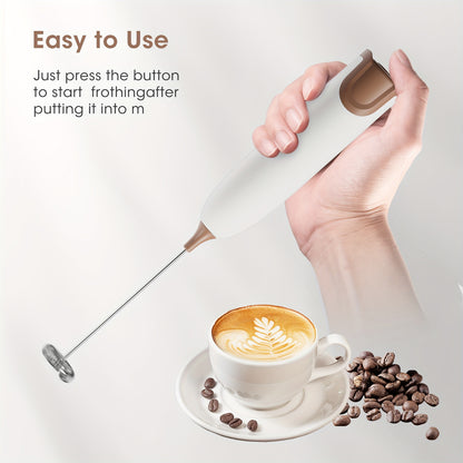 Electric Milk Frother For Perfectly Frothed Coffee And Creamy Cappuccinos