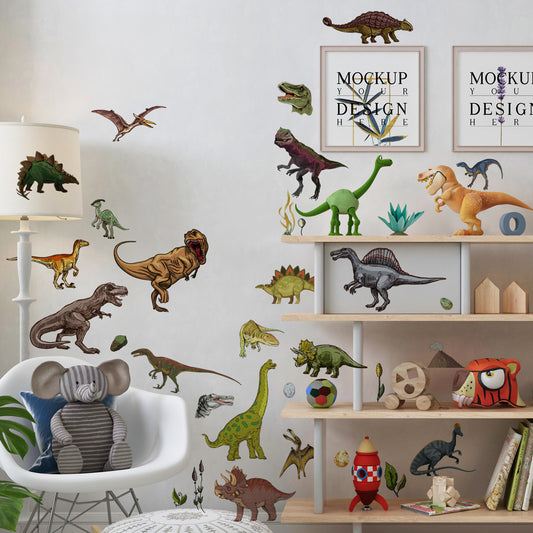 Glow In The Dark, Dinosaur Wall Stickers